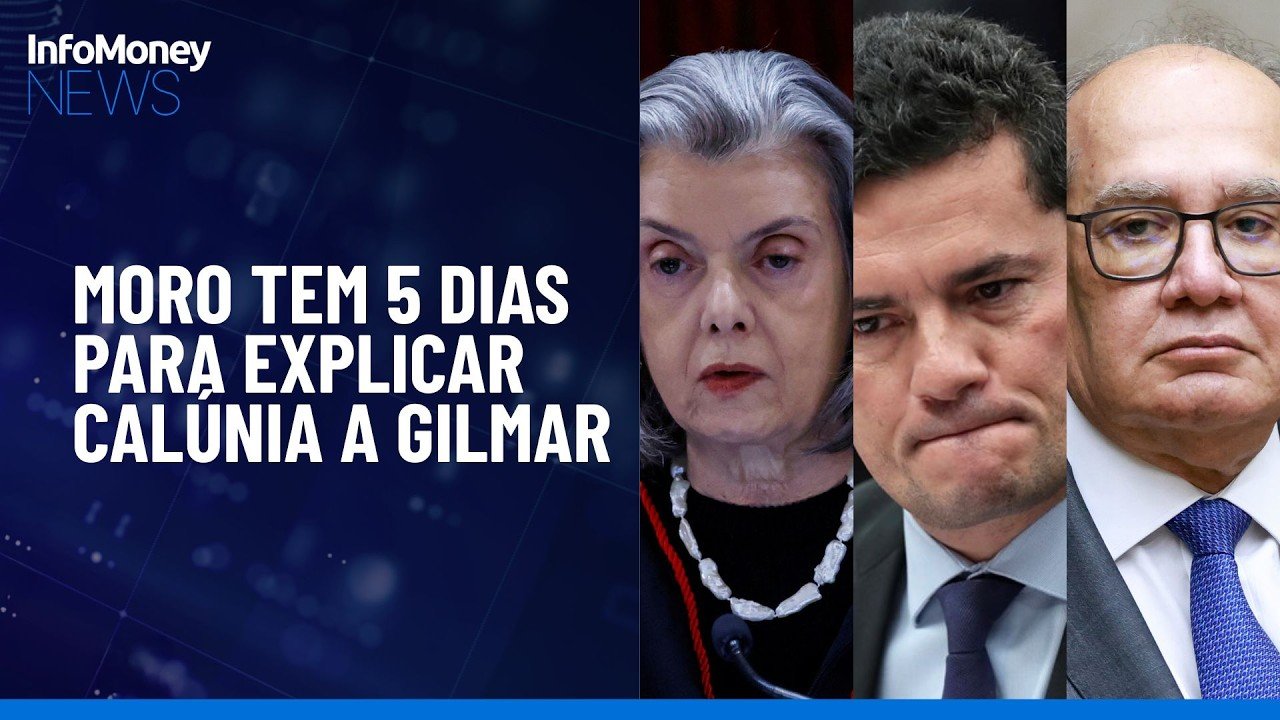 Cármen Lúcia dá 5 dias para Moro responder ação em que é acusado de caluniar Gilmar | InfoMoney News
