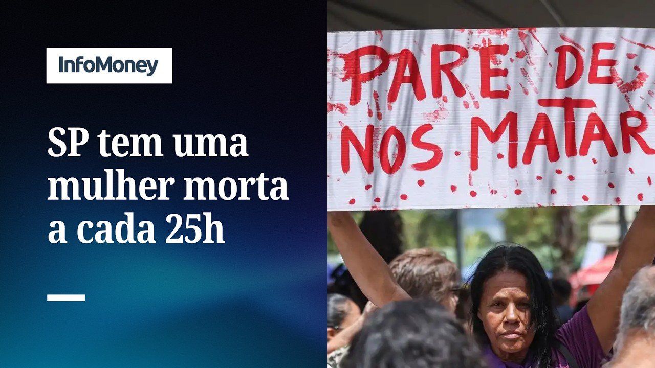 Casos de feminicídio sobem 41% no estado de SP no 1º trimestre de 2026 | InfoMoney News