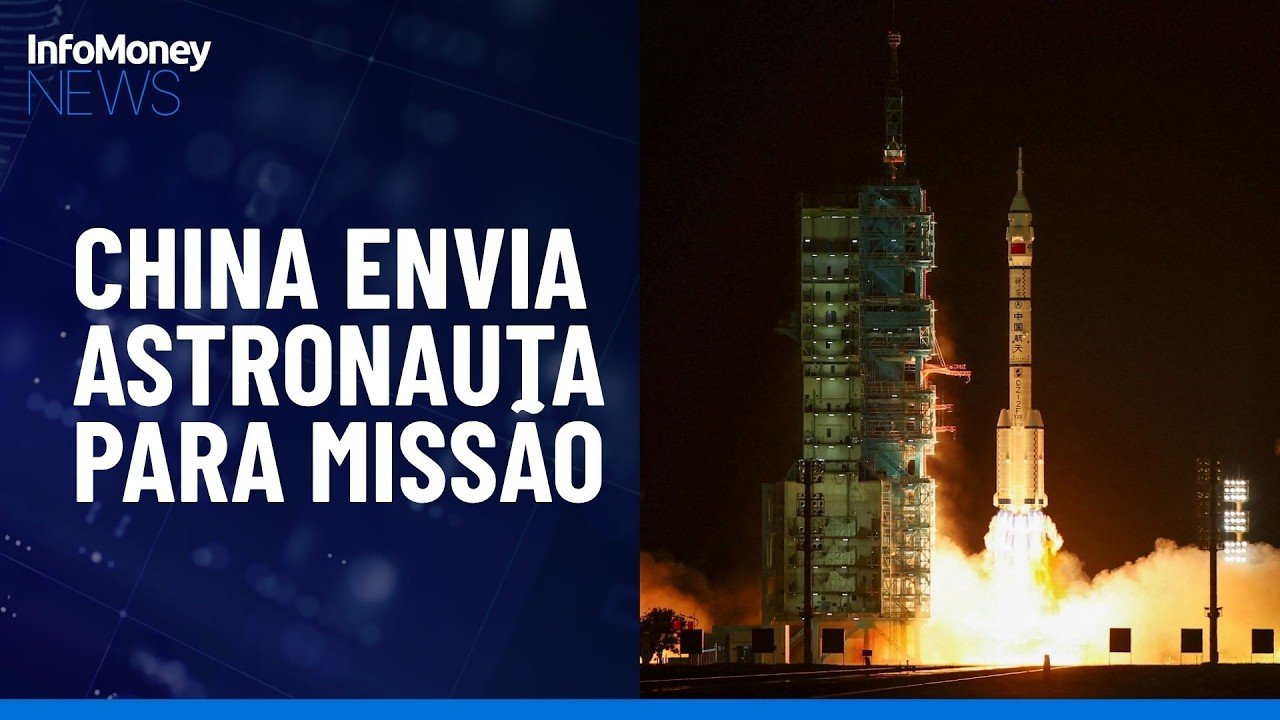 China envia astronauta em missão espacial de um ano | InfoMoney News