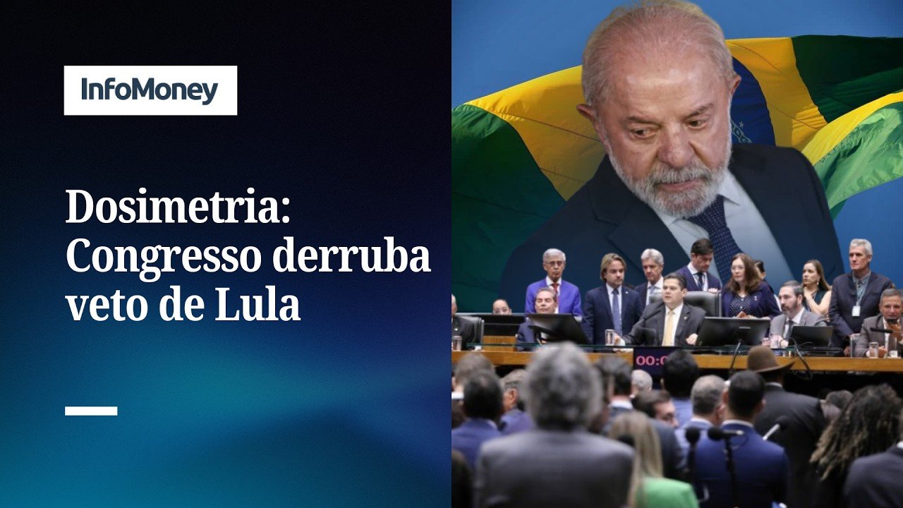 Congresso derruba veto de Lula ao PL da Dosimetria | InfoMoney News