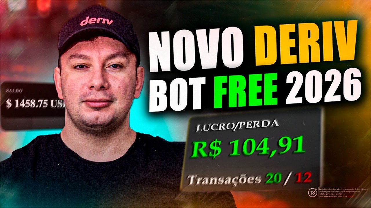 DERIV: O Novo Bot Grátis Que Está Chamando Atenção em 2026