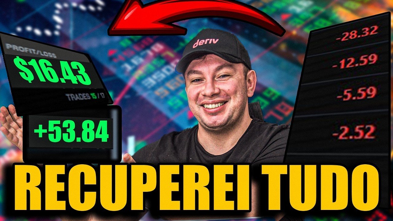 Esse robô MEGALODON recuperou tudo e bateu a meta (Deriv)