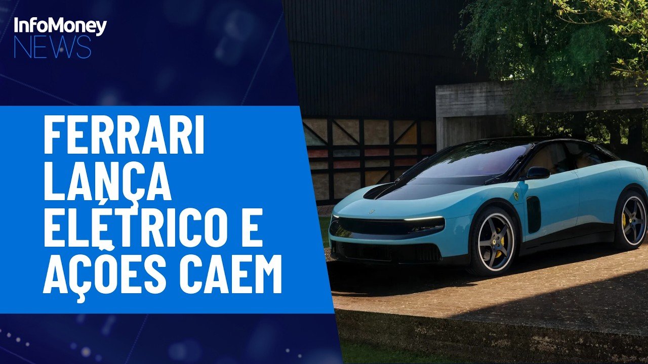 Ferrari cai quase 8% após críticas ao seu primeiro veículo elétrico | InfoMoney News