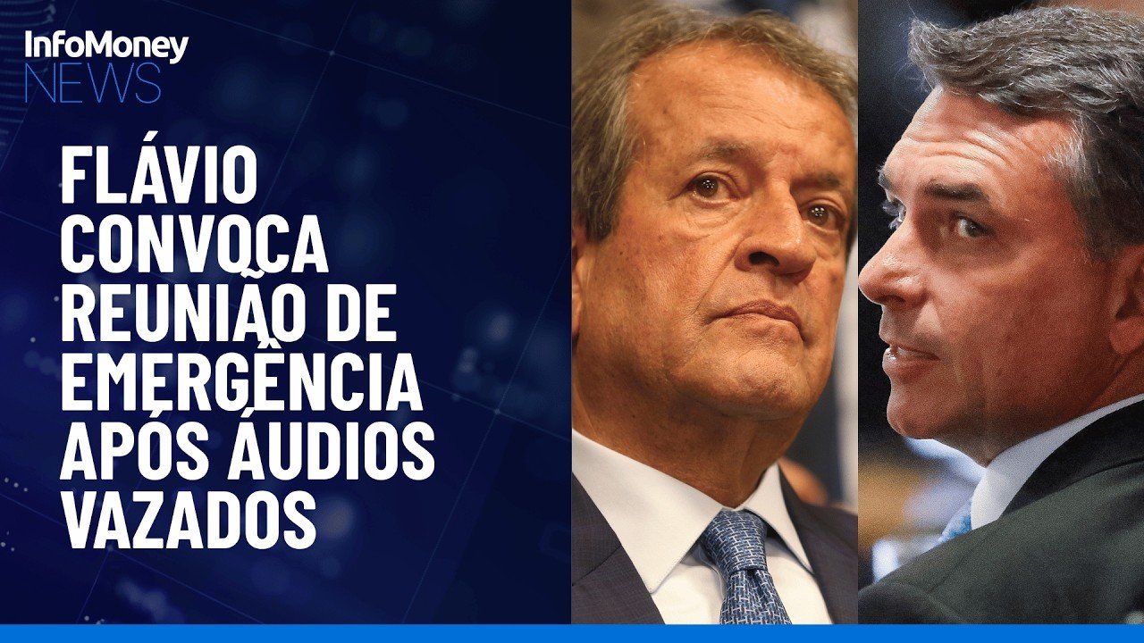 Flávio faz reunião de emergência após revelação de áudio a Vorcaro | InfoMoney News