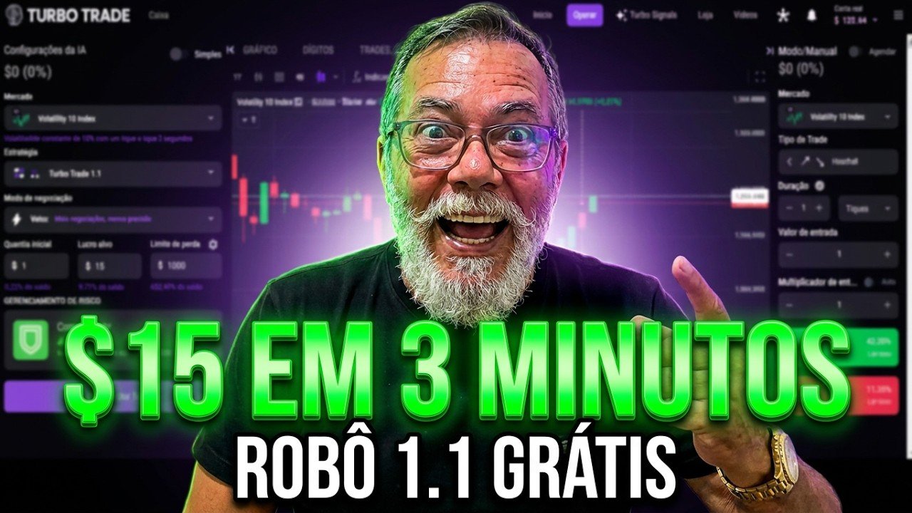FOI ASSIM QUE GANHEI 15 DÓLARES EM 3 MINUTOS COM ESSE ROBÔ GRÁTIS! 🚀