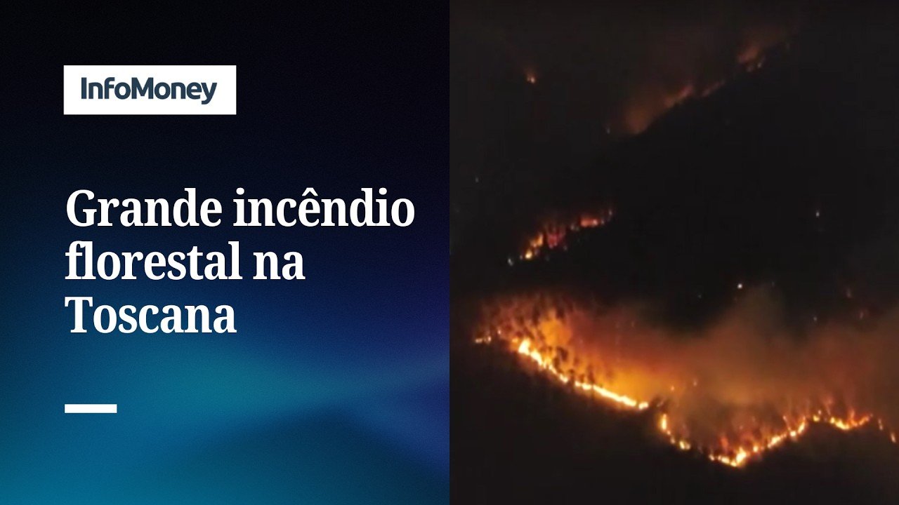 Incêndio na Toscana: 3.500 pessoas são evacuadas às pressas perto de Pisa | InfoMoney News