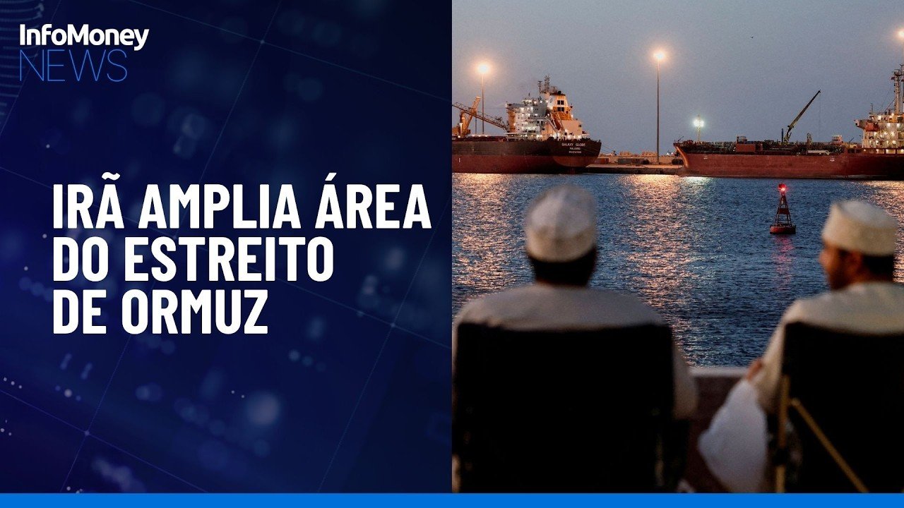 Irã agora define Estreito de Ormuz como zona muito maior, diz Guarda | InfoMoney News