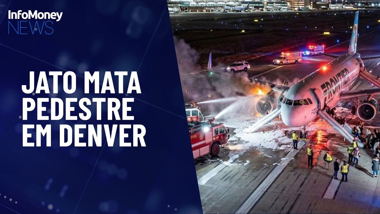 Jato da Frontier atinge e mata pedestre na pista em Denver, diz aeroporto | InfoMoney News