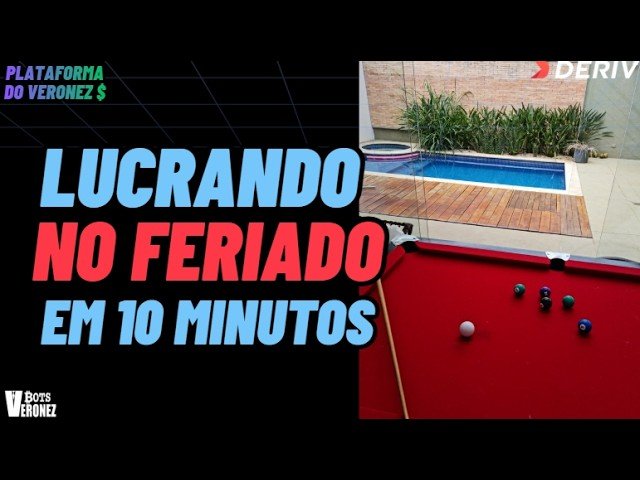 LUCRANDO NA DERIV E PLATAFORMA DE ROBÔS EM PLENO FERIADO – Bot Imbatível e Robôs Grátis