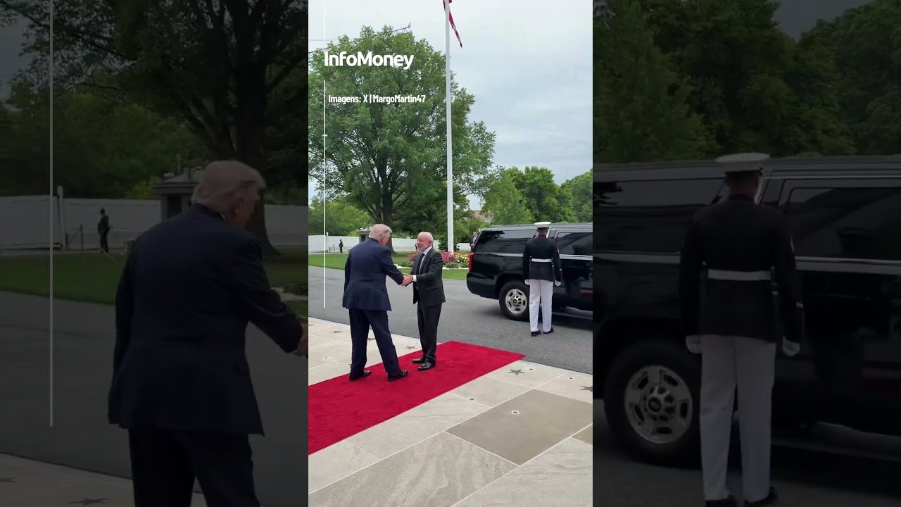 Lula chega à Casa Branca para encontro com Trump