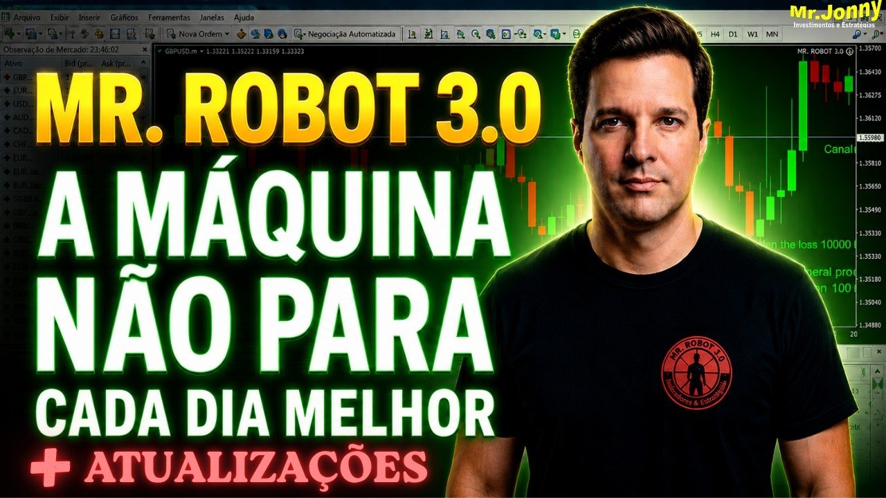 MAIS ATUALIZAÇÕES NO ROBÔ MR. ROBOT 3.0 AGORA COM AUTO LOTE/FREE DOWNLOAD NO TELEGRAM