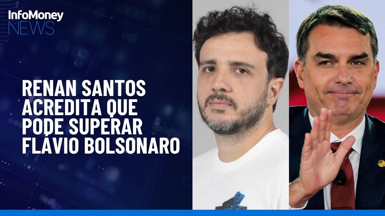 “Me vejo tirando o Flávio do 2º turno”, diz Renan Santos, em meio à crise | InfoMoney News
