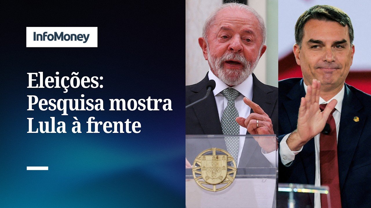 Meio/Ideia: Lula soma 40% no 1º turno e Flávio Bolsonaro tem 36% | InfoMoney News