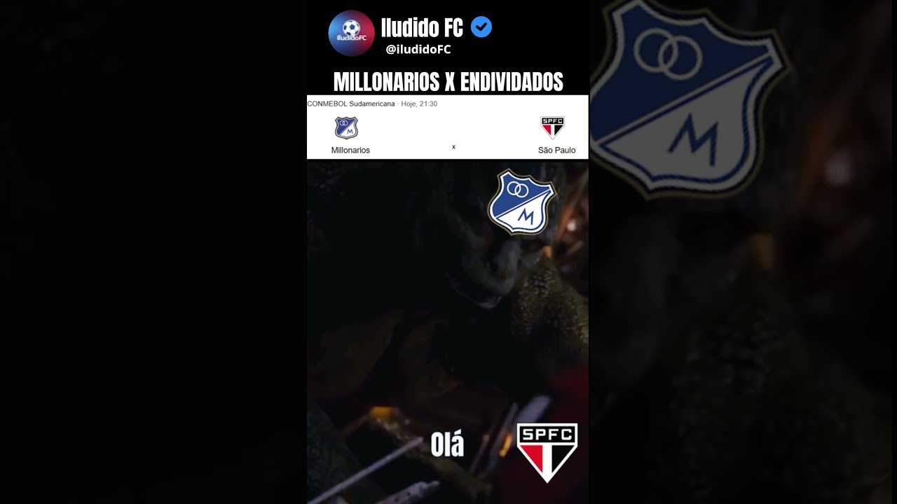 Millonarios x São Paulo FC pela Copa Sul Americana #saopaulofc #spfc #futebol #shorts