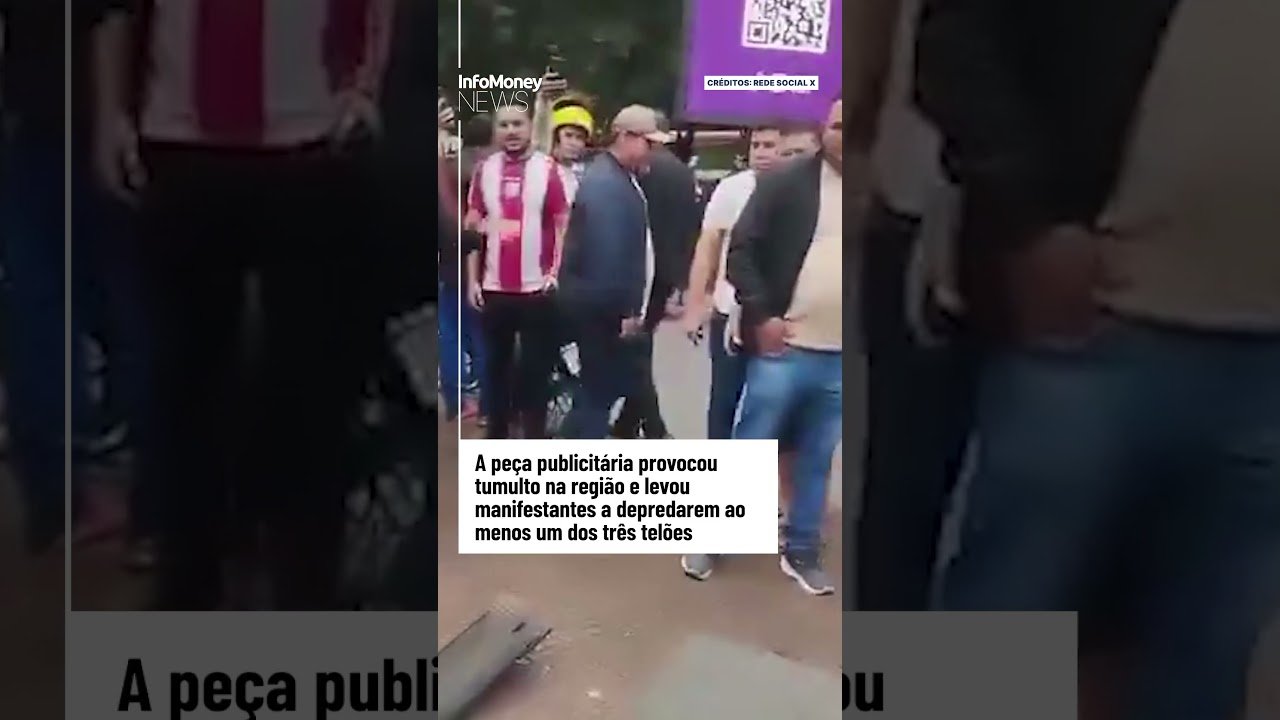 Montagem com Jair Bolsonaro em telões gera tumulto e depredações no Paraguai