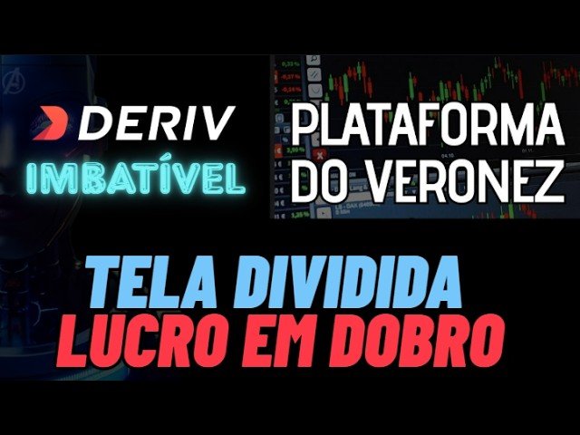 NA MESMA TELA , LUCRANDO COM ROBÔ IMBATÍVEL E COM PLATAFORMA GRÁTIS – Deriv e Bots Veronez