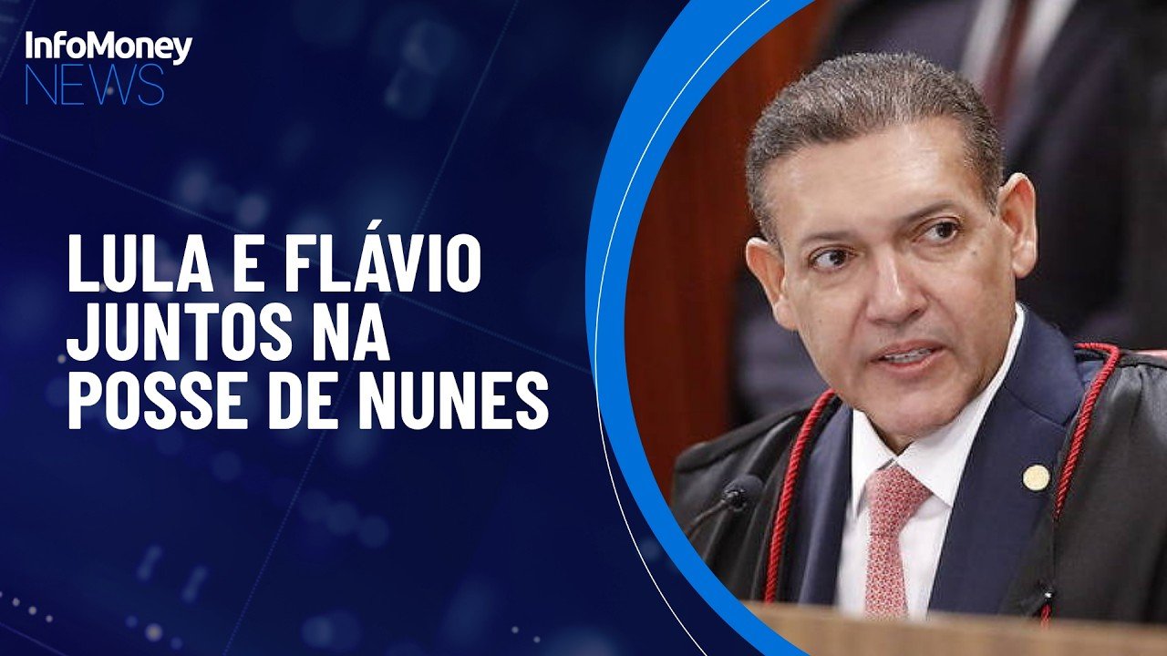 Nunes assume comando do TSE com Lula e Flávio na posse | InfoMoney News