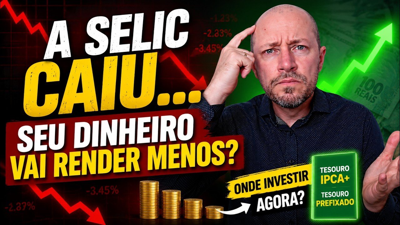 O Fim da Renda Fixa Fácil? Onde investir com a Selic em Queda (Ganhe no IPCA+)