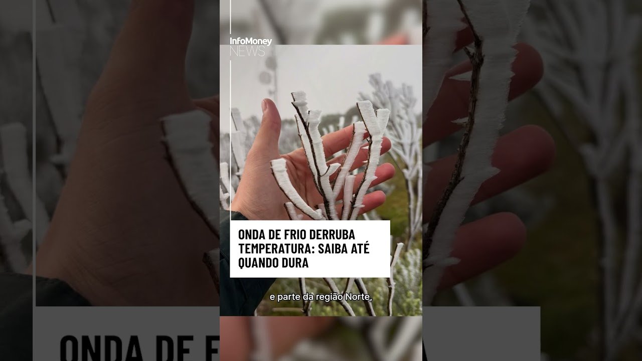 Onda de frio derruba temperaturas em SP; veja até quando dura | InfoMoney News