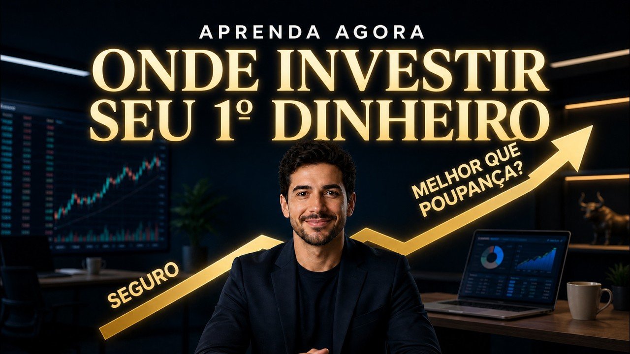 Onde Investir seu Primeiro Dinheiro com Segurança: Melhor que Poupança? | EP 3