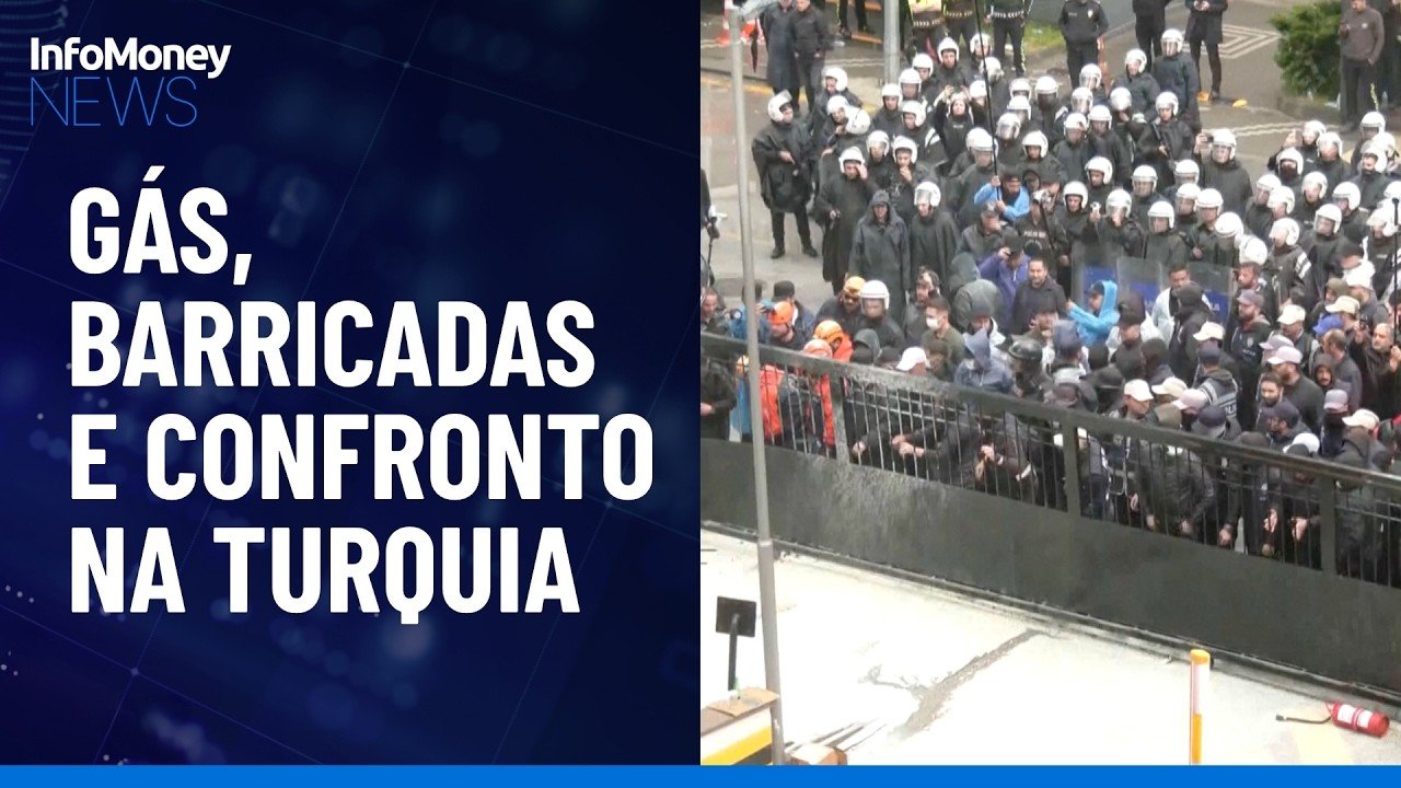 Polícia invade sede da oposição, em Ancara, neste domingo (24) | InfoMoney News
