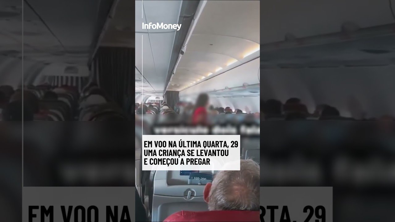 Pregação surpresa em voo: Menina pastora faz sermão