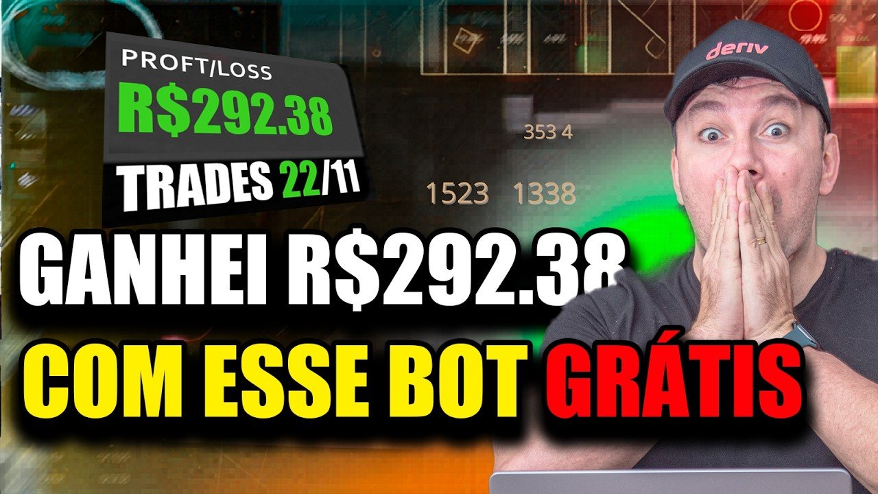 R$292.30 por dia isso é absurdo 😱 | Ferramenta 100% grátis Águia New Era DERIV
