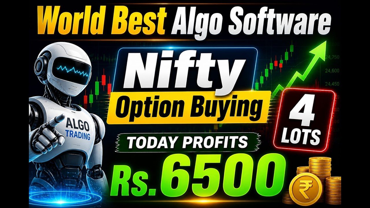 ROBO TRADING NIFTY OPTION 04 MAY 26 .4 LOT TODAY PROFITS .Rs.6500