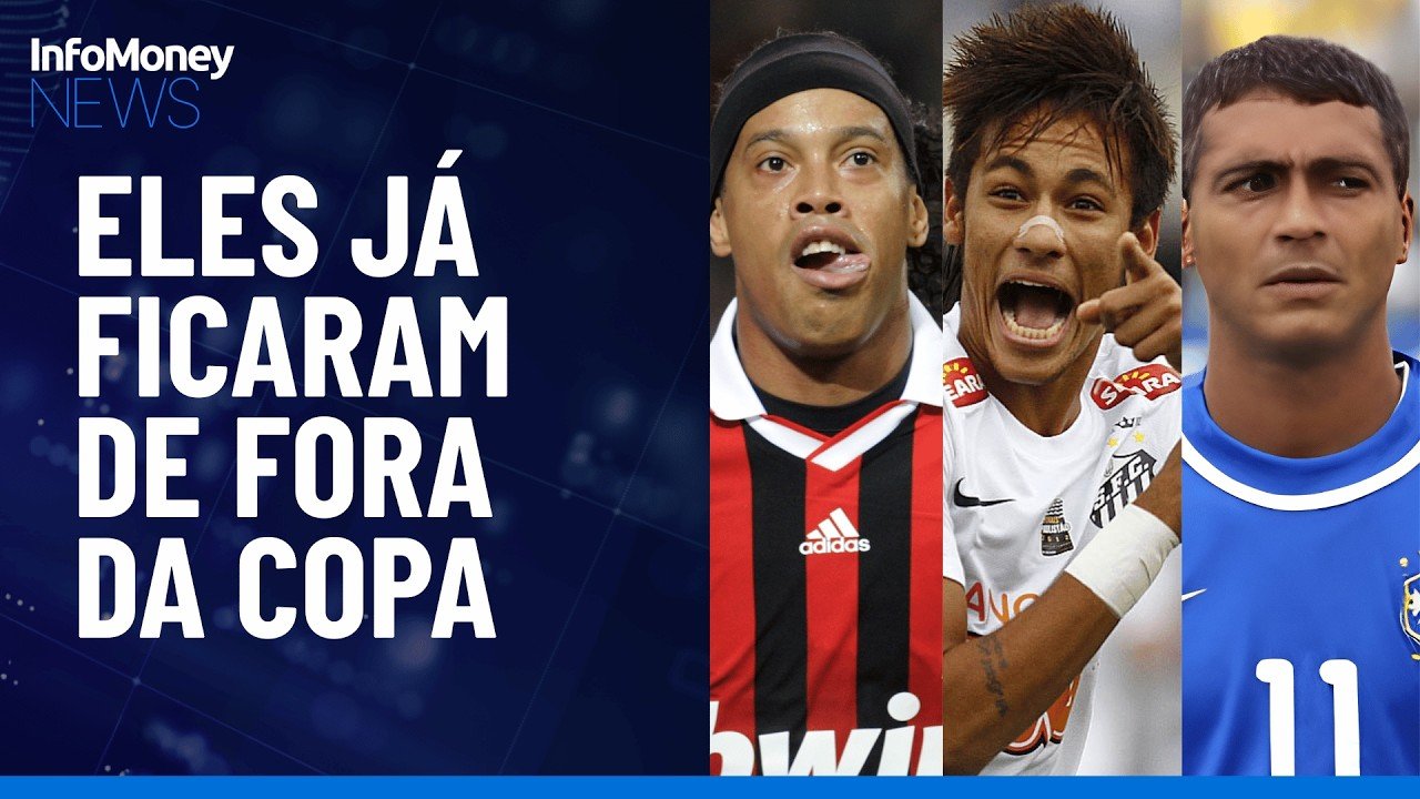 Ronaldinho Gaúcho, Neymar, Romário: relembre quem ficou de fora da Copa | InfoMoney News