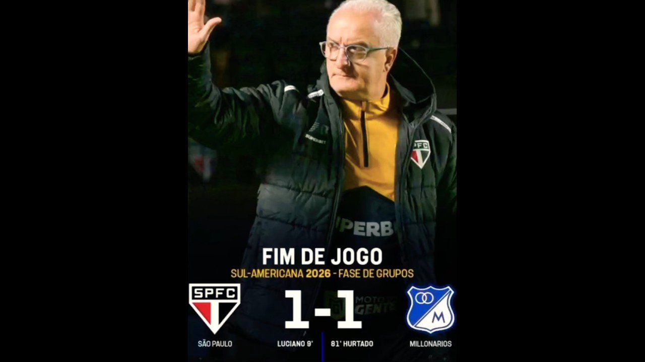 são Paulo Empata 1 x1  Com Milionário Na Sulamericana!  #futebol #saopaulofc #sulamericana #brasil