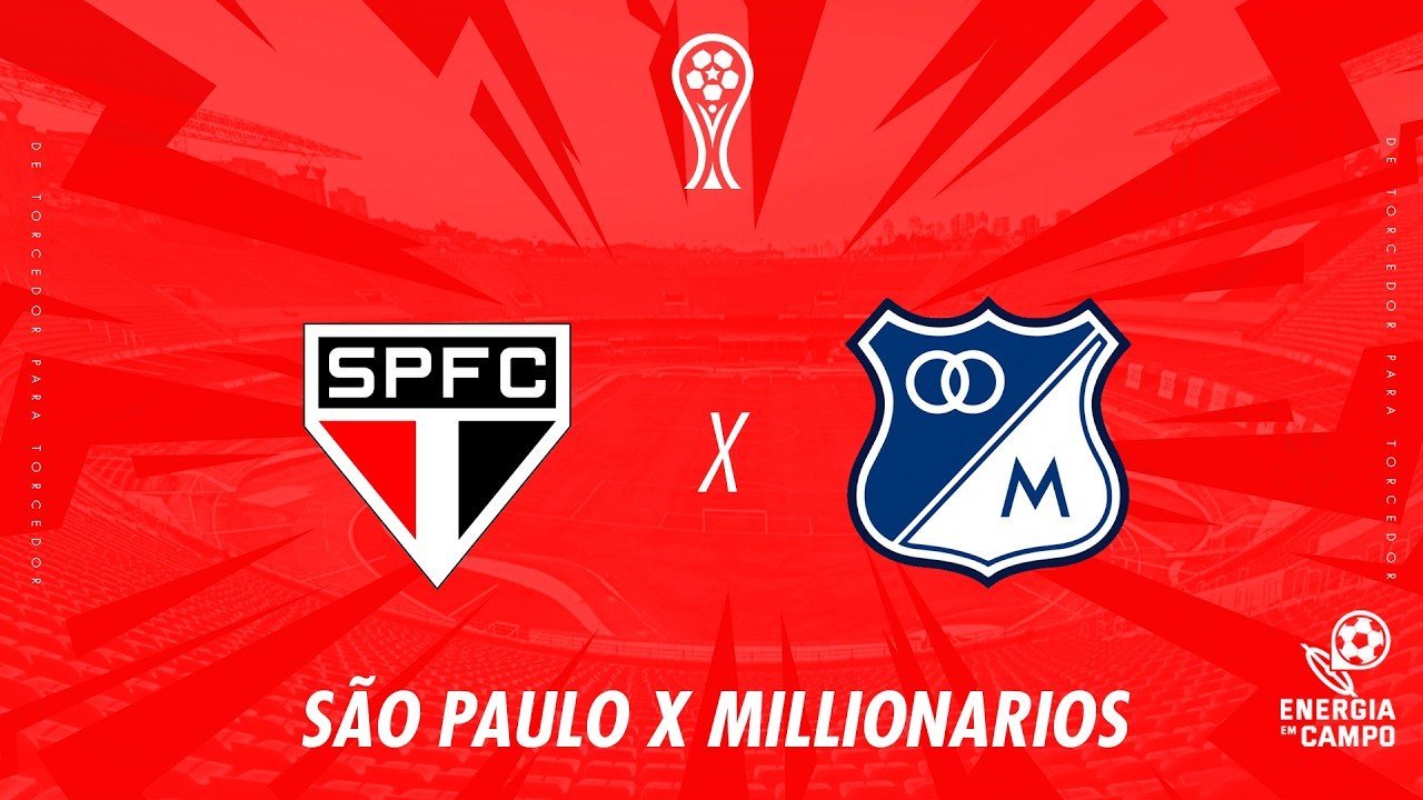 SÃO PAULO X MILLONARIOS – 19/05/2026 – SUL-AMERICANA – AO VIVO