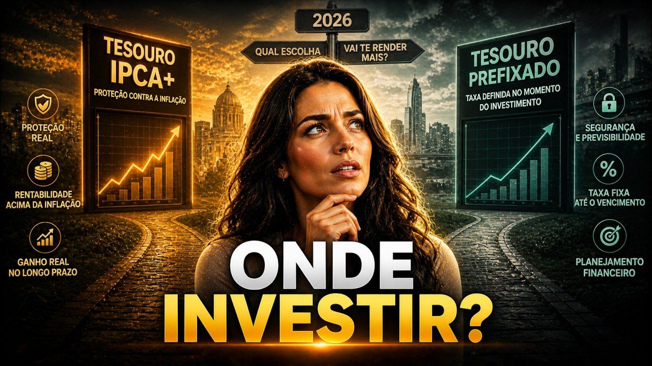 Tesouro IPCA+ ou Prefixado: Onde Investir para Lucrar  Mais em 2026?