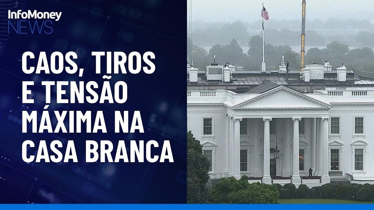 Testemunha grava tiros perto da Casa Branca neste sábado (23)