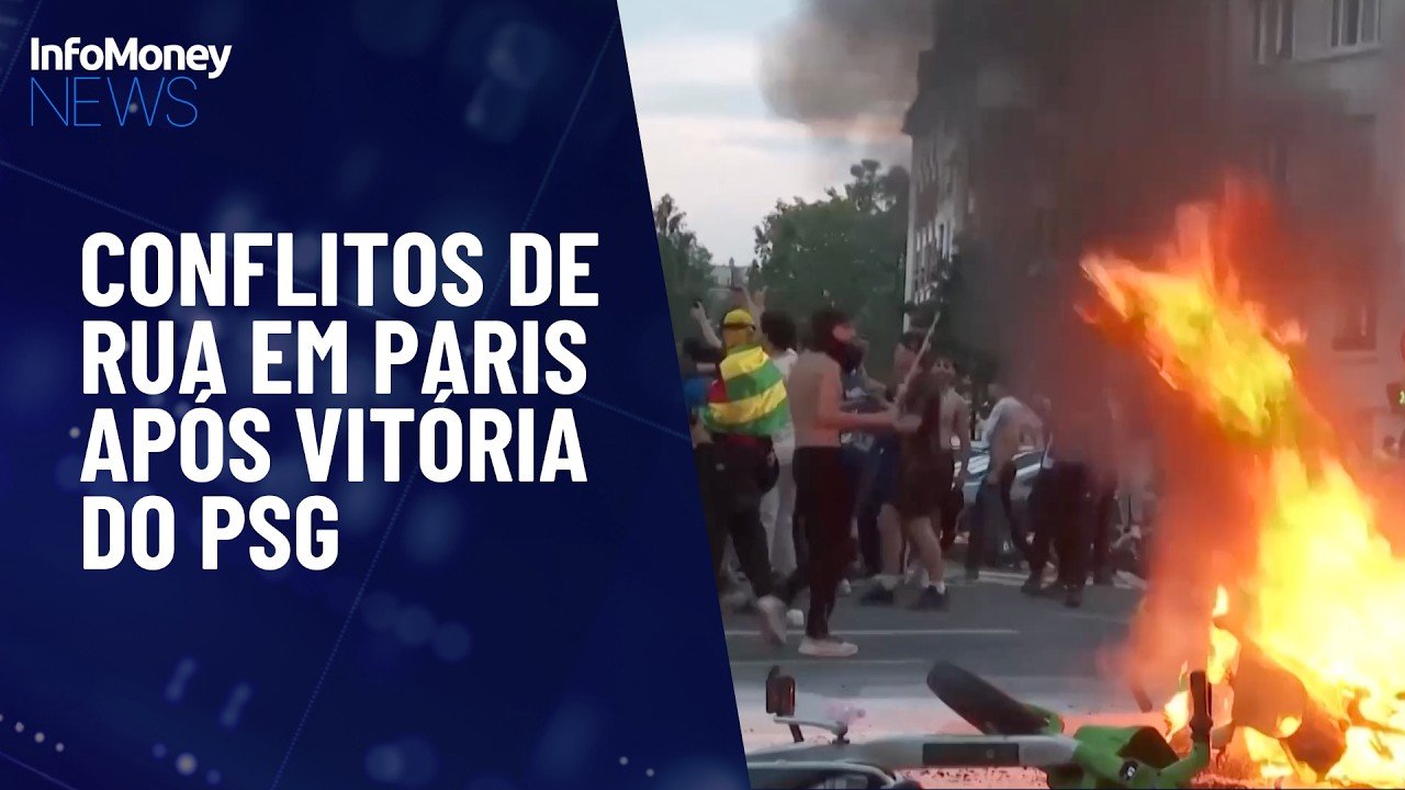 Torcedores entram em confronto com polícia após final da Champions e 780 são presos | InfoMoney News