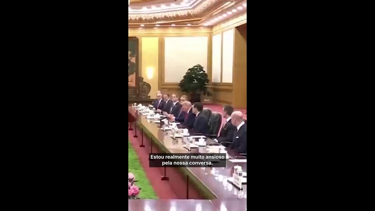 Trump diz a Xi que é “uma honra ser seu amigo” durante encontro em Pequim