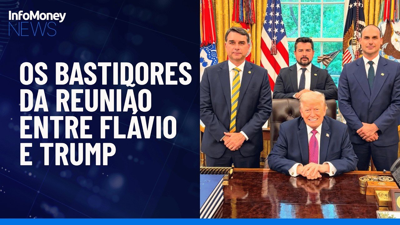 Trump teria elogiado Lula em encontro com Flávio | InfoMoney News