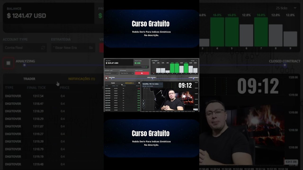 Vamos ver a probabilidade oque que acontece se eu apenas dar play no algoritimo