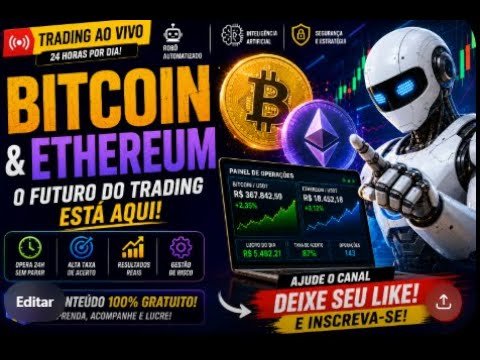 🚨 Robô Operando Bitcoin AO VIVO 24h — Veja Quanto Ele Faz no BTCUSD