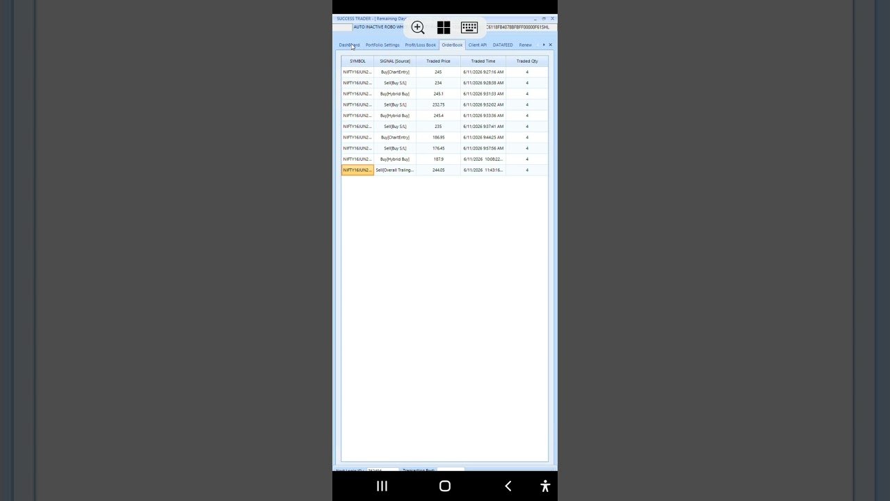 Algo Trading Software working in all segments in mobile phone and Desktop