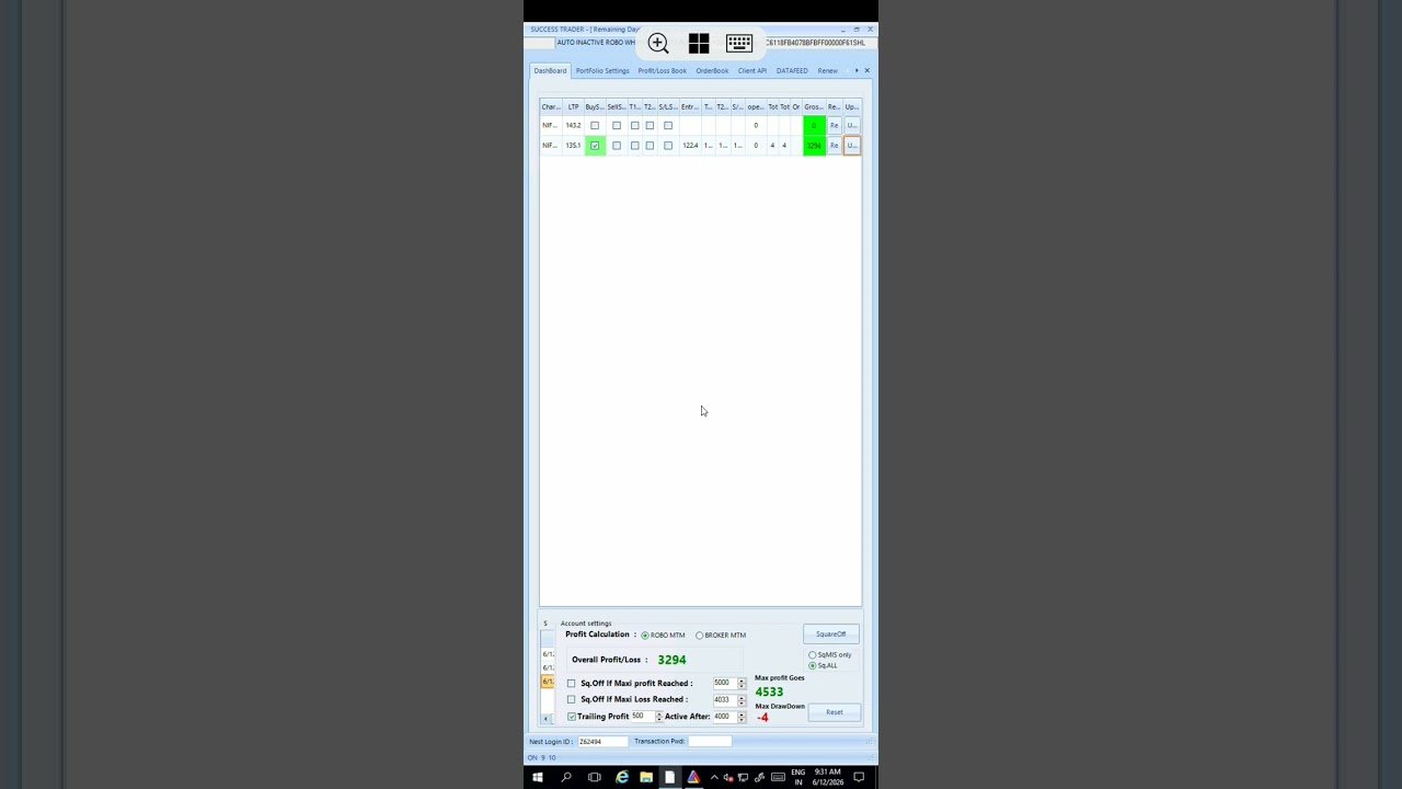 Algo Trading Software working in all segments in mobile phone and Desktop