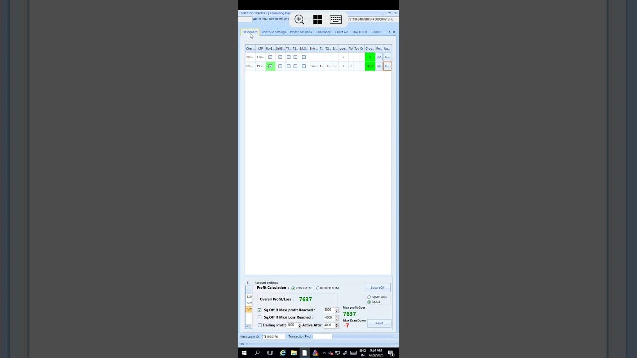 Algo Trading Software working in all segments in mobile phone and Desktop