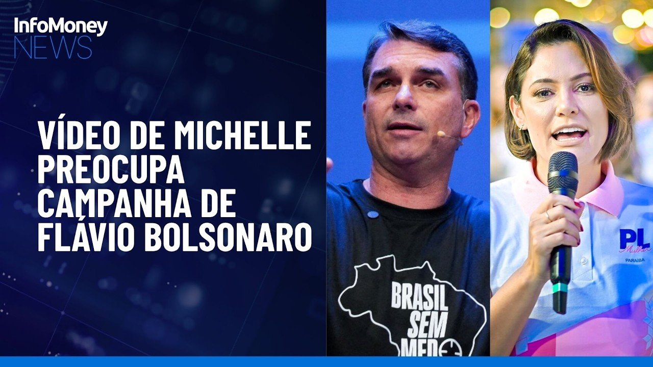 Aliados veem vídeo de Michelle como exposição e temem prejuízo à campanha de Flávio | InfoMoney News