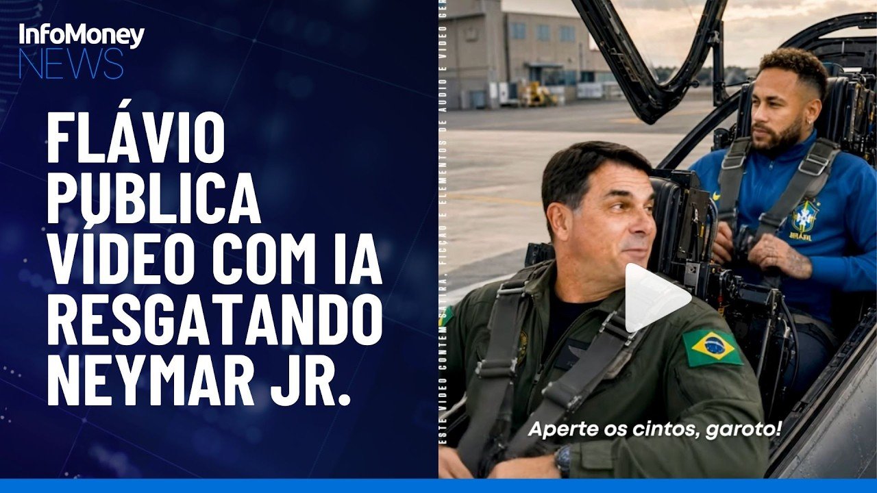 Após fala de Lula, Flávio publica vídeo “resgatando” Neymar | InfoMoney News