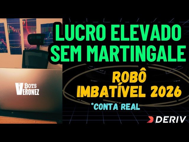 APRENDA AGORA ! Como Lucrar com Robô Imbatível Sem Precisar de Martingale ! Deriv Veronez