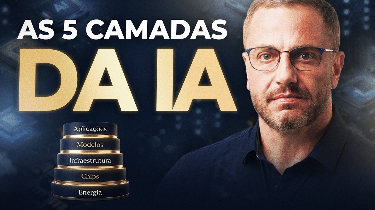 AS 5 CAMADAS DA IA E ONDE INVESTIR EM CADA UMA DELAS