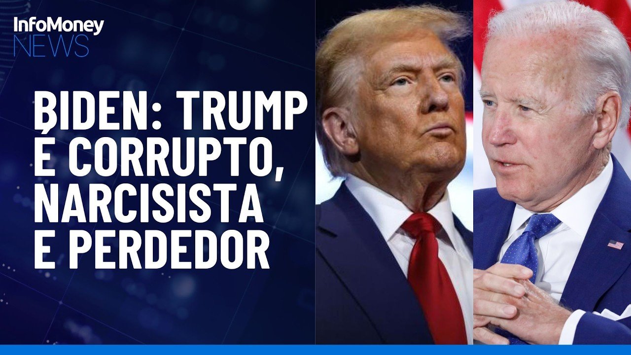 Biden chama Trump de “corrupto” e sobe tom de críticas | InfoMoney News