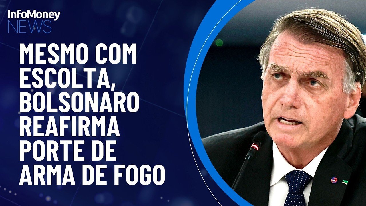 Bolsonaro disse que não podia ficar sem arma: “mulheres em casa” | InfoMoney News