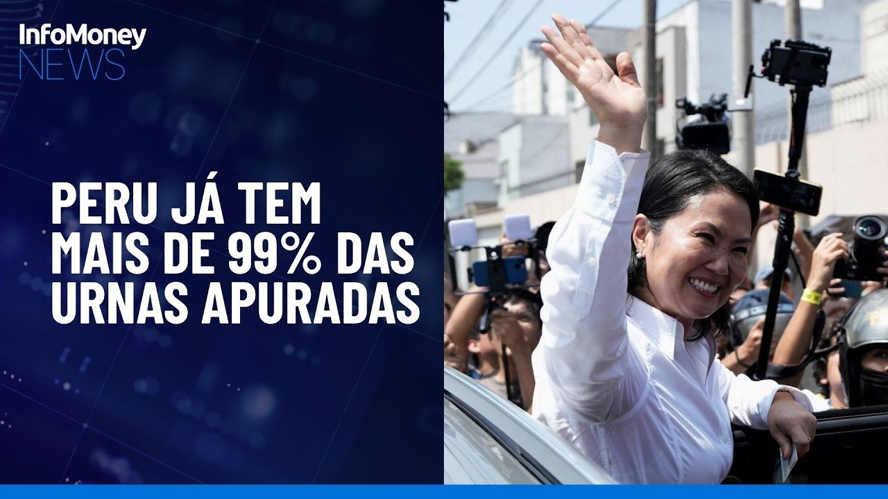 Com 99% das urnas apuradas no Peru, Kiko segue à frente | InfoMoney News