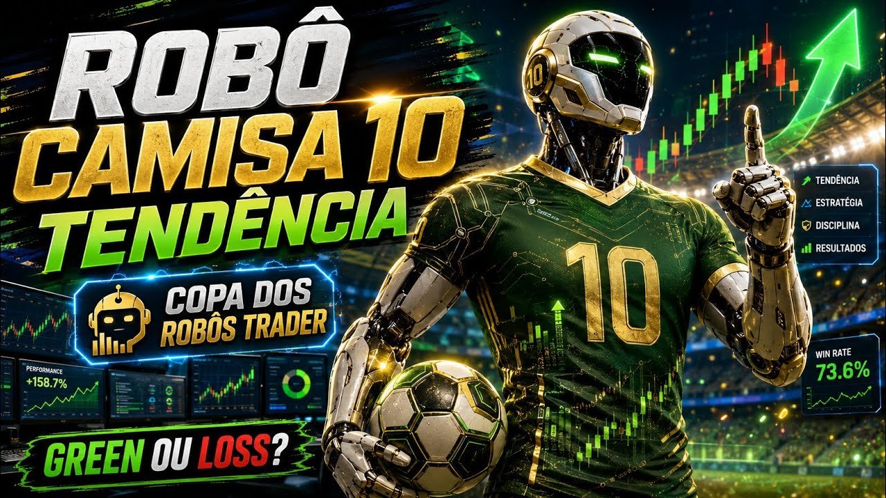 COPA DOS ROBÔS TRADER #1 — Robô Camisa 10 Tendência: Green ou Loss na Deriv?