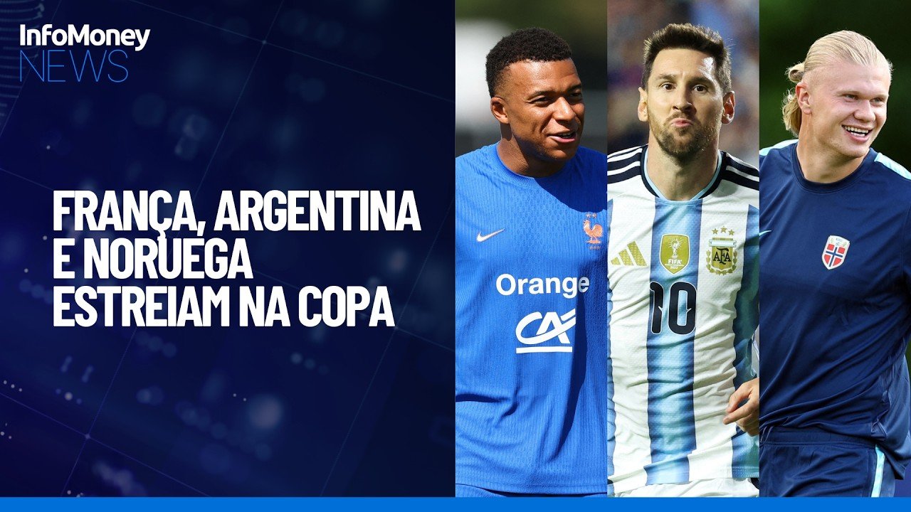 Copa: França, Argentina e Noruega chegam cheios de estrelas | InfoMoney News